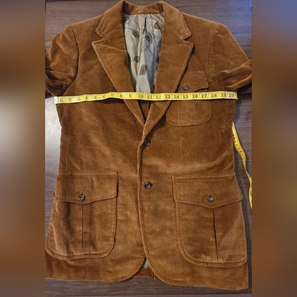 Vintage Men's Brown Corduroy Blazer - Picture 7 of 10